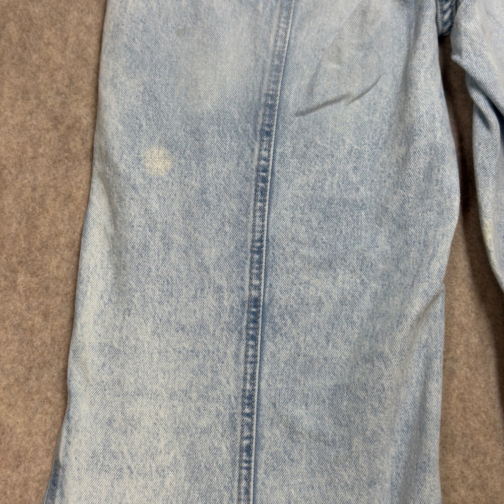 H&M Divided Womens 8 Light Blue Y2K Retro Wide Leg Baggy Flare Jeans Skater Girl - Picture 7 of 11